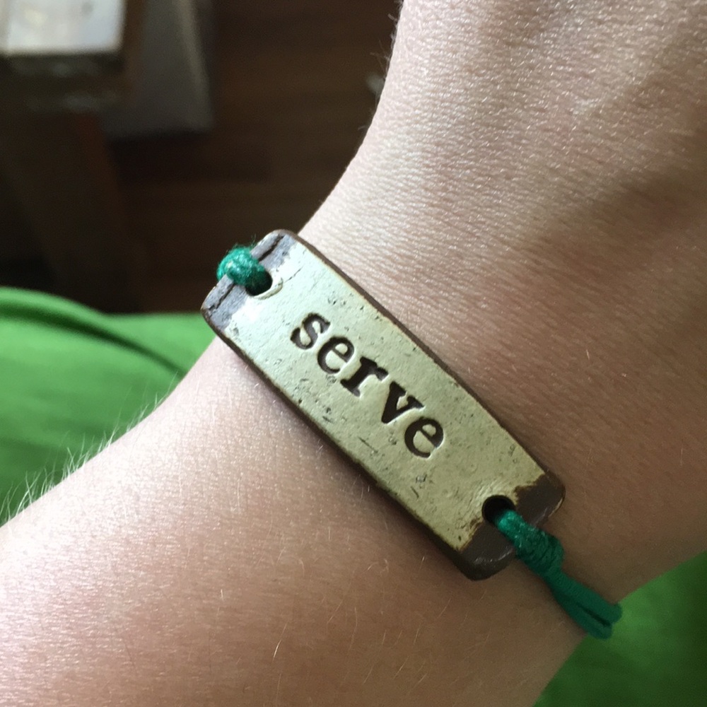 “SERVE” mudlove bracelet